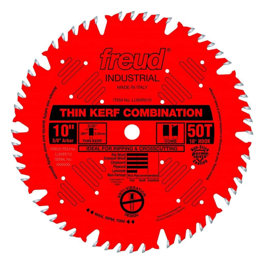 6 Best Combination Table Saw Blades 2022(Tried&Tested)