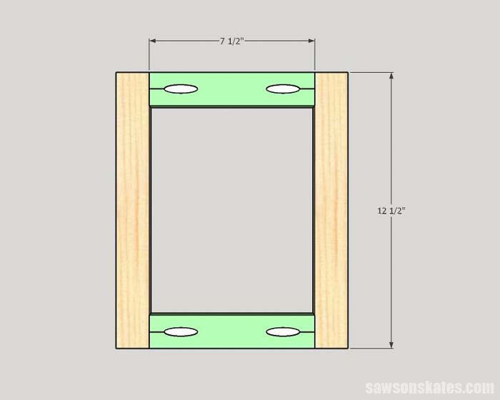Easy DIY Picture Frame (Without Complicated Cuts) Saws on Skates®