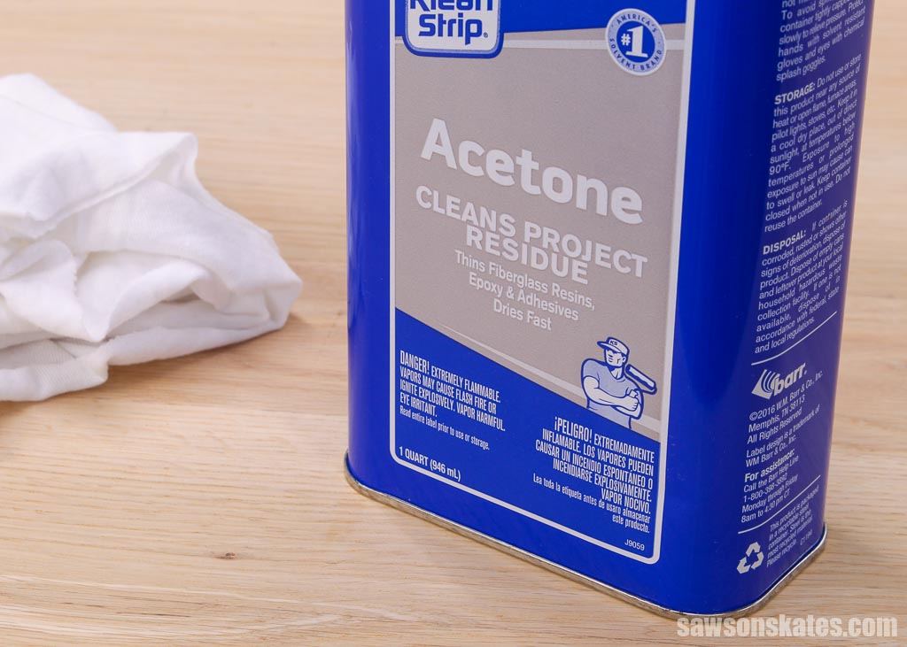 Mineral Spirits vs Acetone (Differences + Which to Use) Saws on Skates®