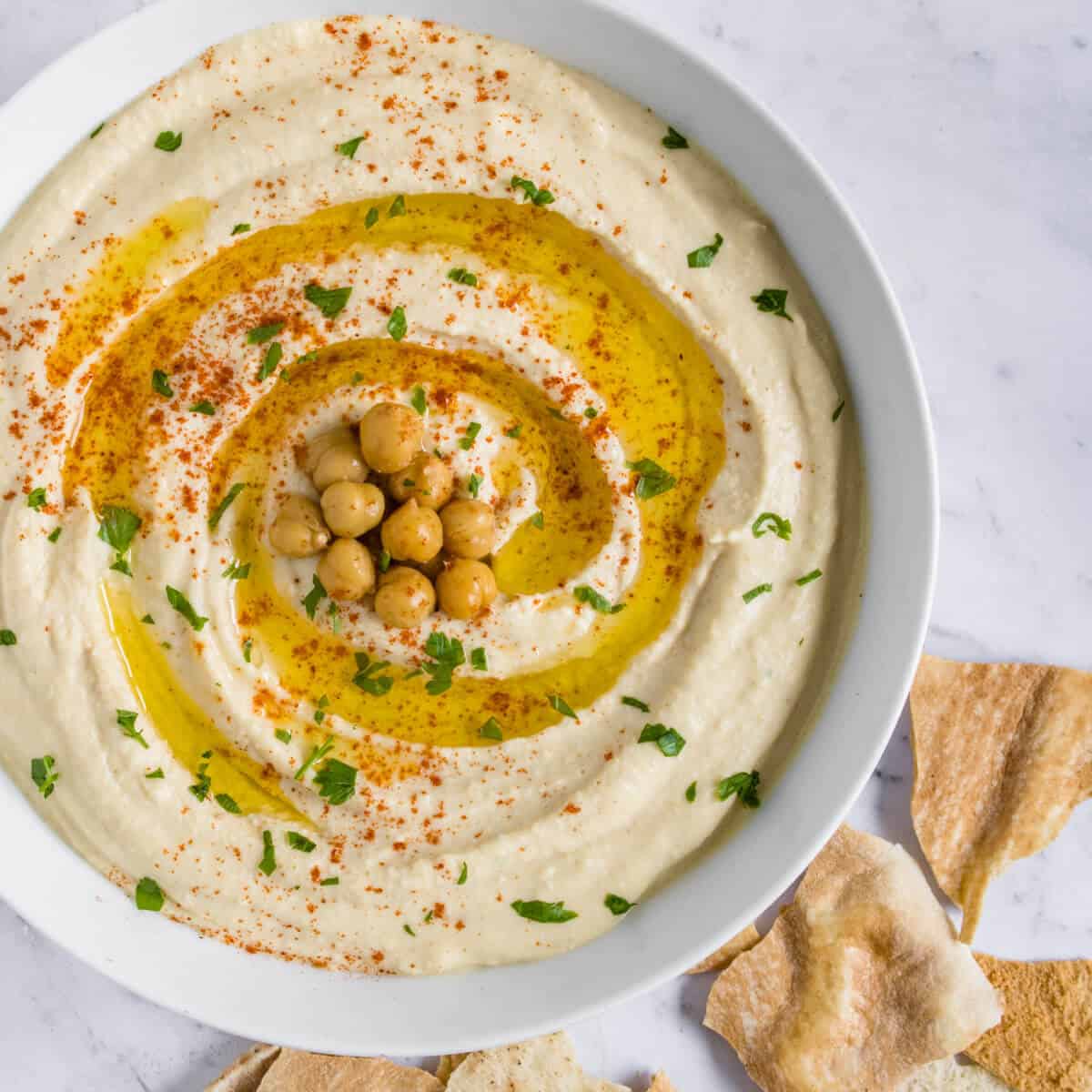 Hummus Plate Sayah Halal Meat & Deli