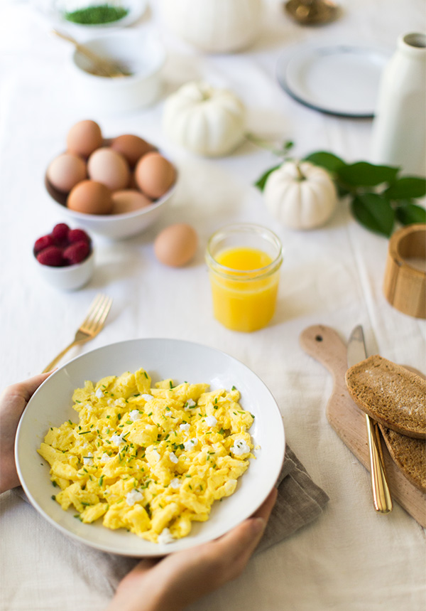 How to Make Perfect Scrambled Eggs Say Yes