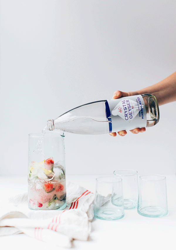 Fresh Berry and Mint Ice Cubes Say Yes
