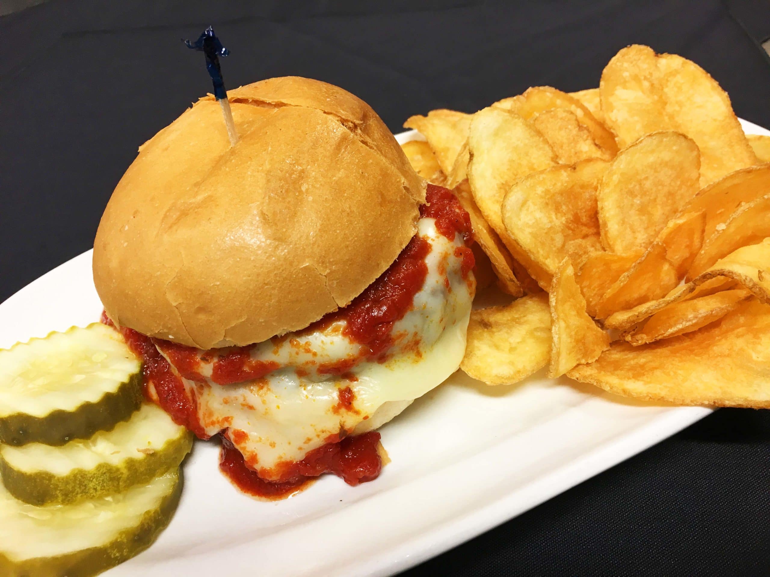 Pepperoni Pizza Burger Saz's Hospitality Group