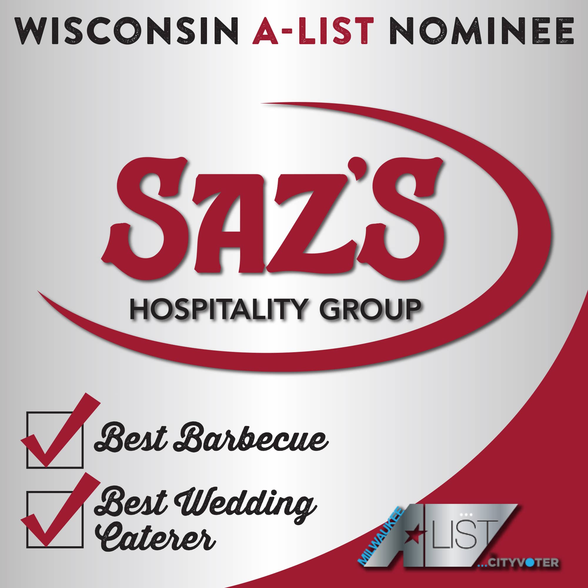Vote Saz’s for the Milwaukee AList Saz's Hospitality Group