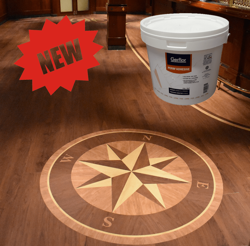 Gerflor’s PERM’ADHESIVE an IMO certified glue for vinyl floors