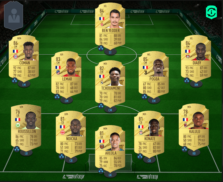 Equipe de France pas chère FIFA 23 10k, 100k et 500k