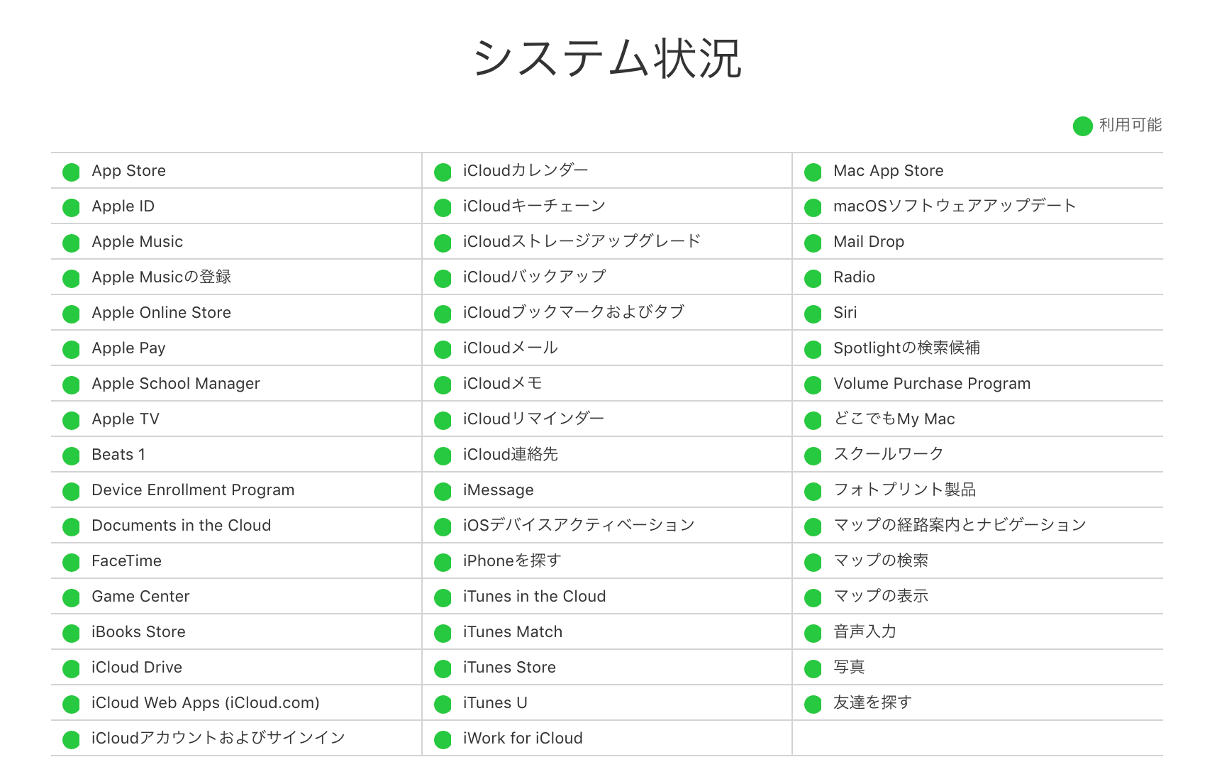 【iPhone】Apple MusicやApp Storeで検索できない障害発生 2018年7月16日時点