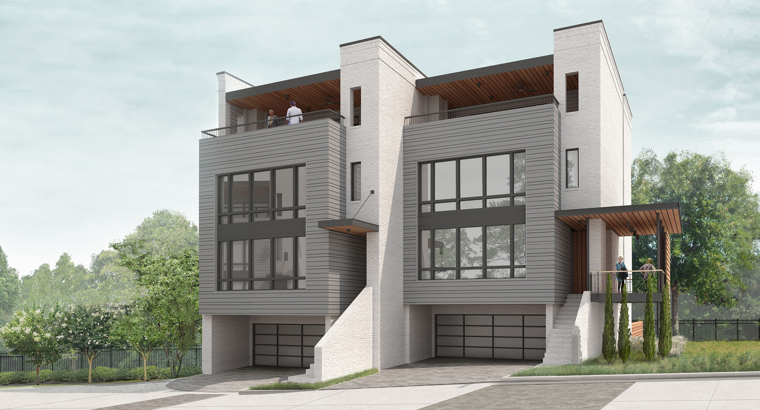 Lenox Road Townhomes Choate + Hertlein Architects