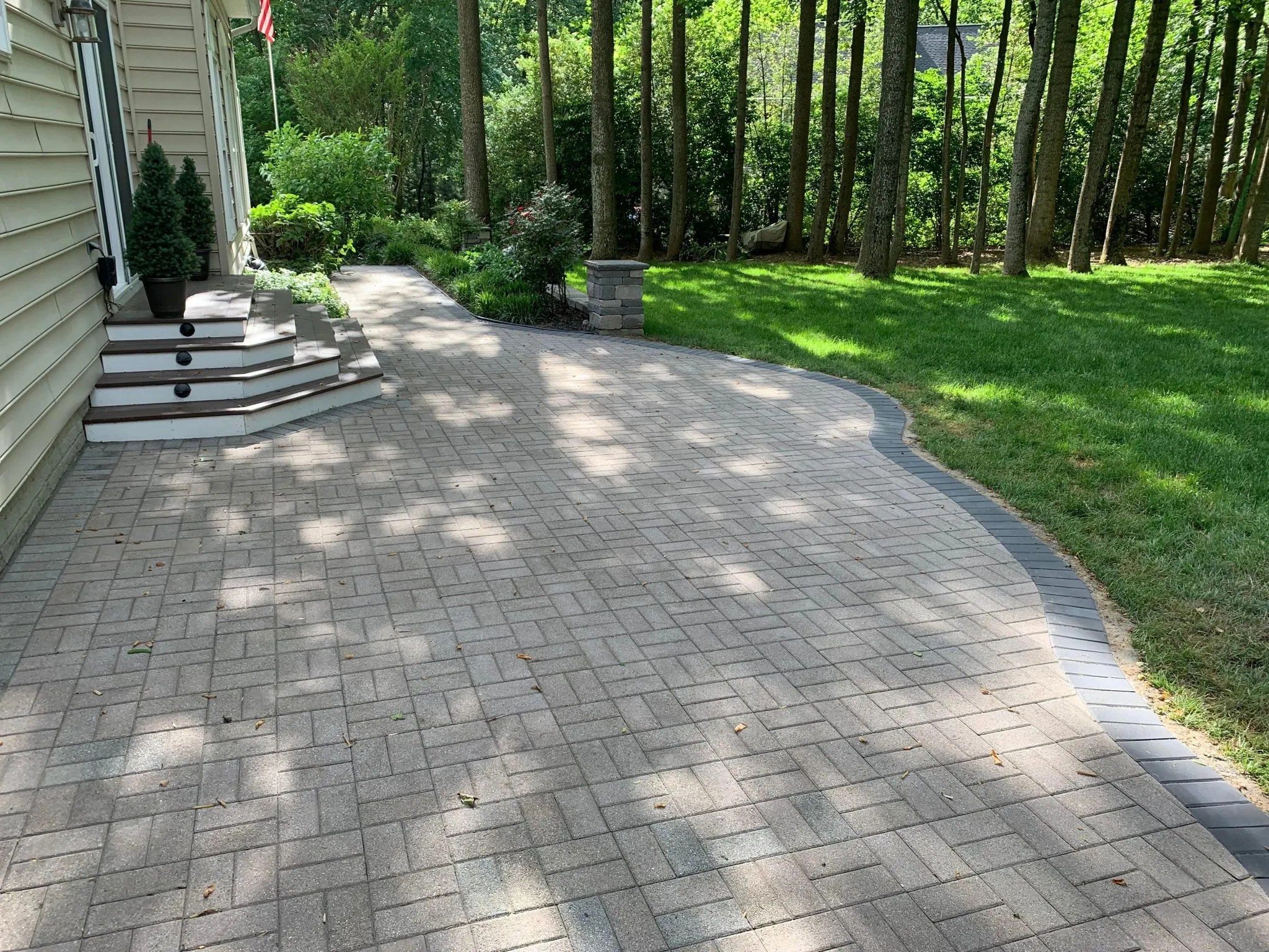 Affordable Stone Patio Designs Concrete Patio Contractors, Annapolis, MD