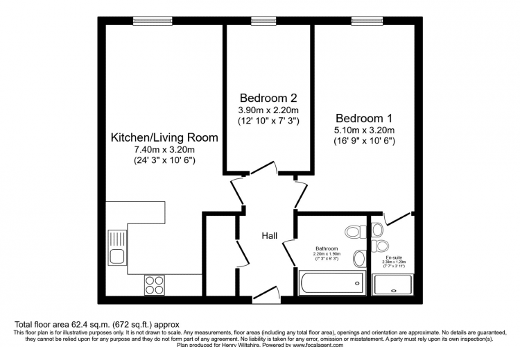 Apartment for Sale Linen Quarter, 99 Denmark Road, Hulme, Manchester, M15