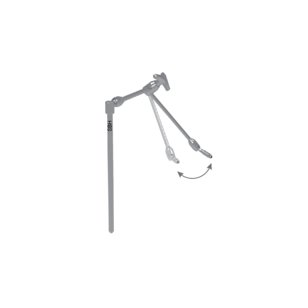 Articulated arm with triple clamping SBH Surgical
