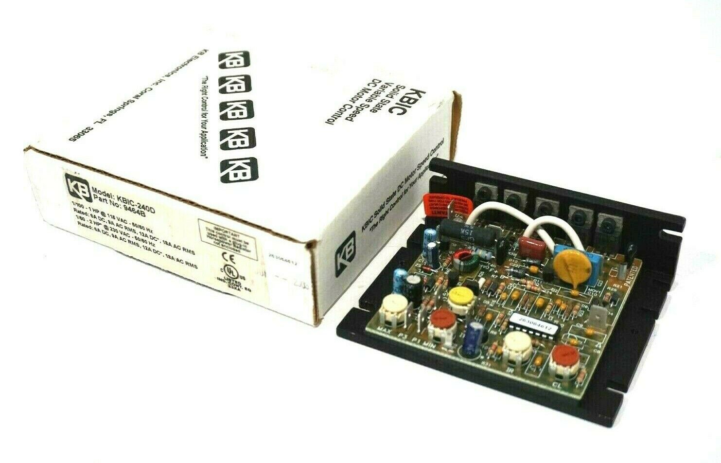 NEW KB ELECTRONICS KBIC-240D DC MOTOR SPEED CONTROL KBIC240D - SB