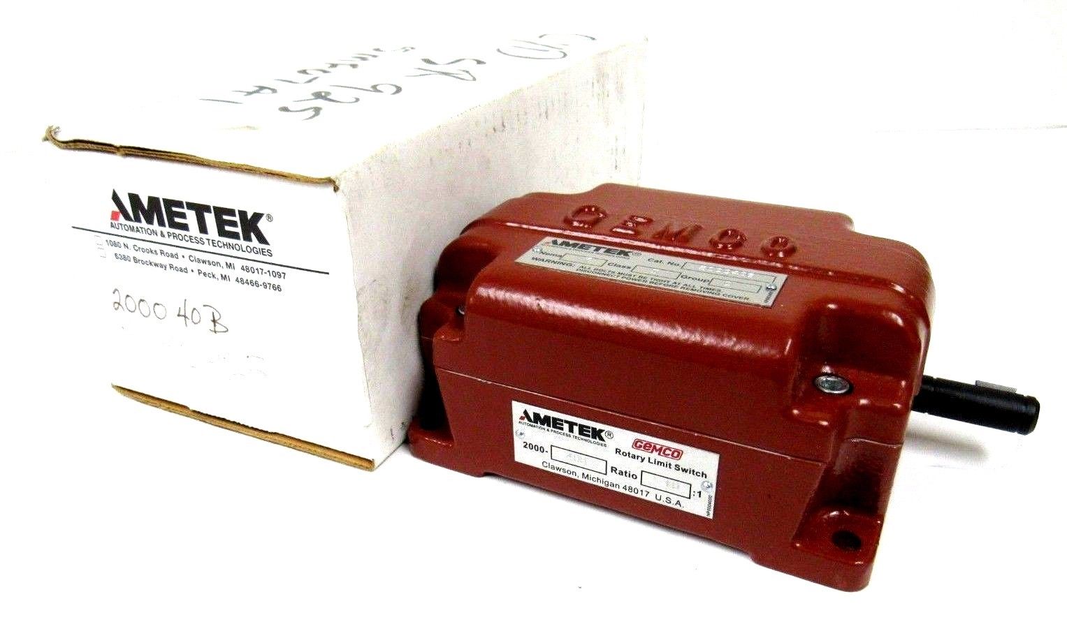 NEW AMETEK 200040B ROTARY LIMIT SWITCH 200040B RATIO 101 SB