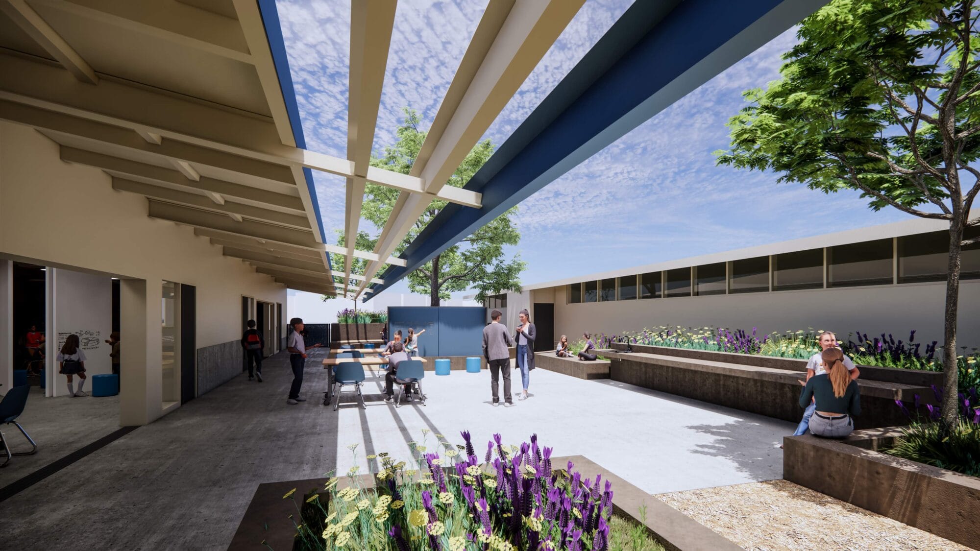 Midland Elementary School Innovation Center S+B James Construction