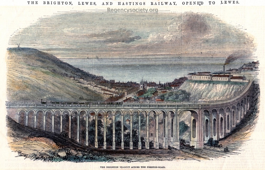 The Brighton Viaduct across the PrestonRoad Historic images of