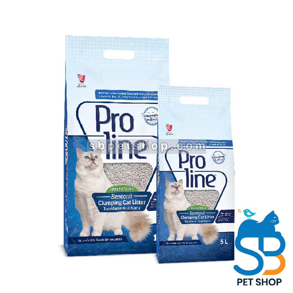 Proline Bentonit Cat Litter Clumping Unscented