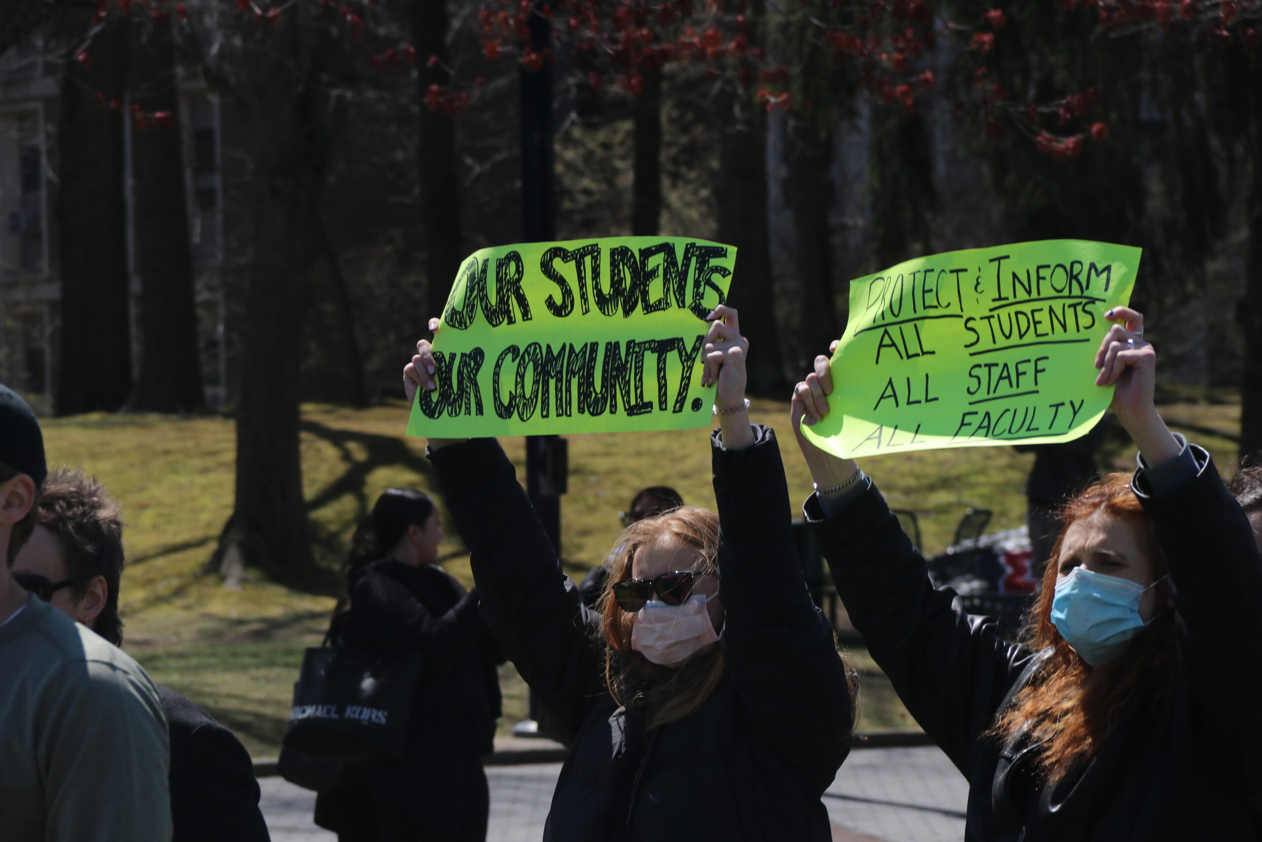 student protesting image The Stony Brook Press