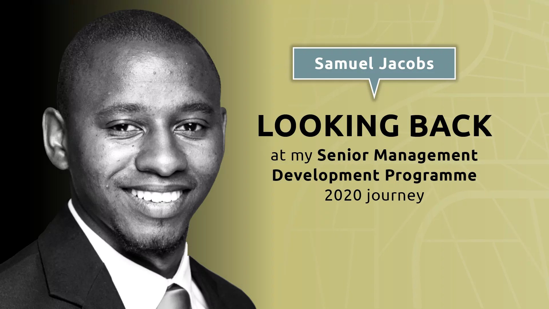 Senior Management Development Programme (SMDP) Samuel Jacobs