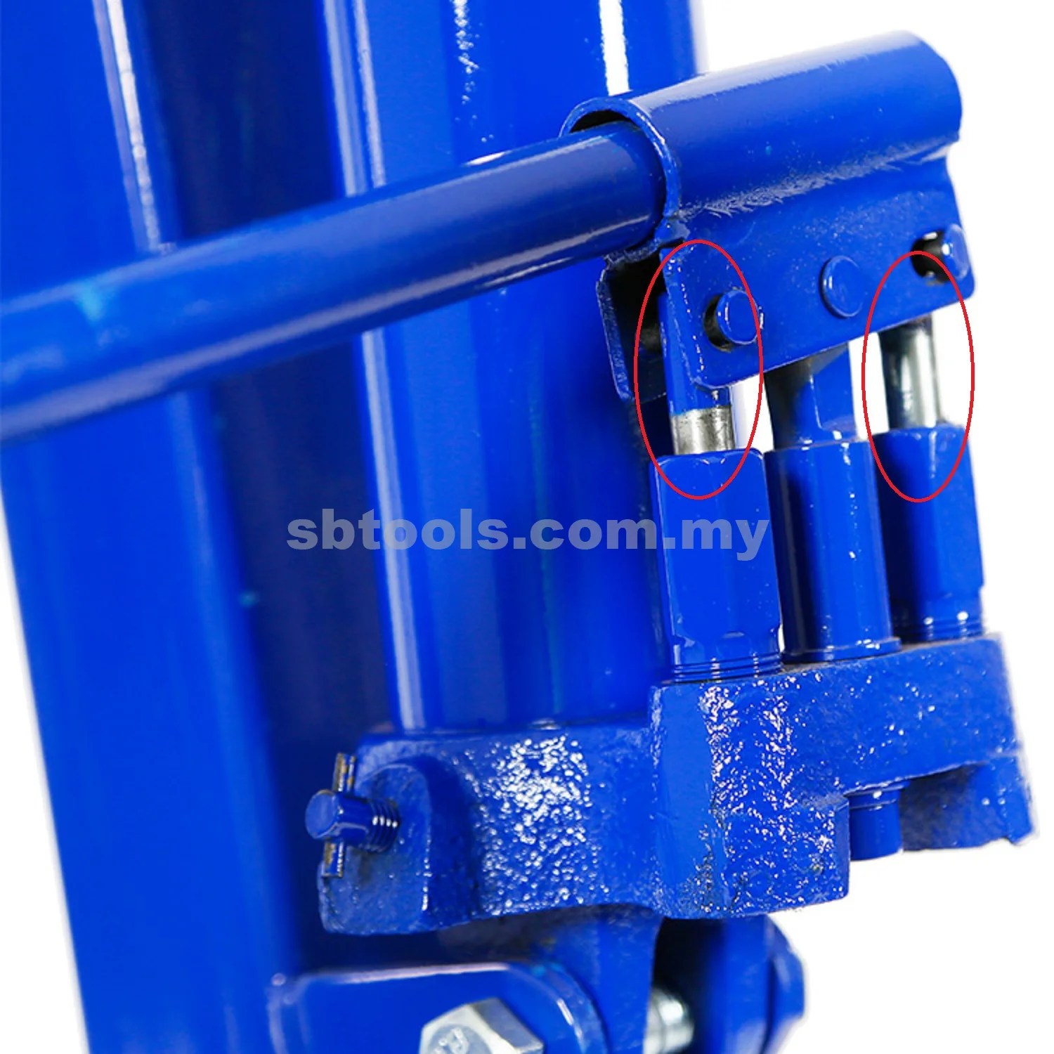 8 Ton Engine Crane Ram With Double Piston Trolley Tool Set Tools