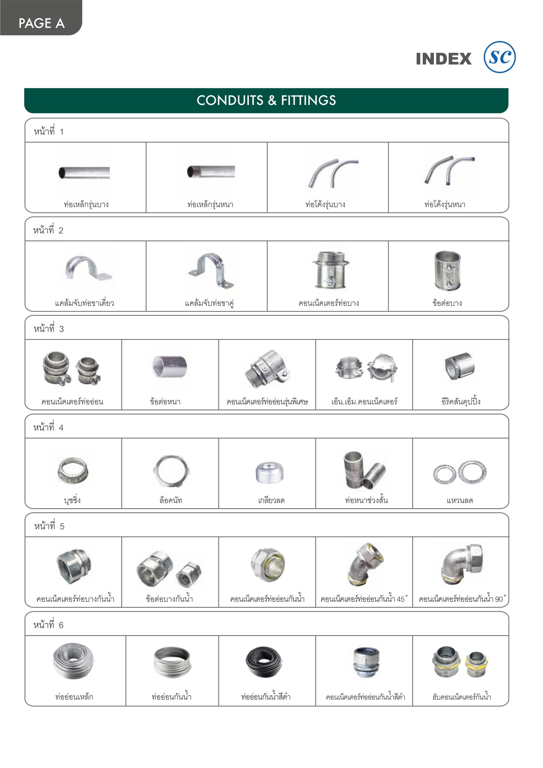 Product SC Electrical Conduit Accessories & Fittings