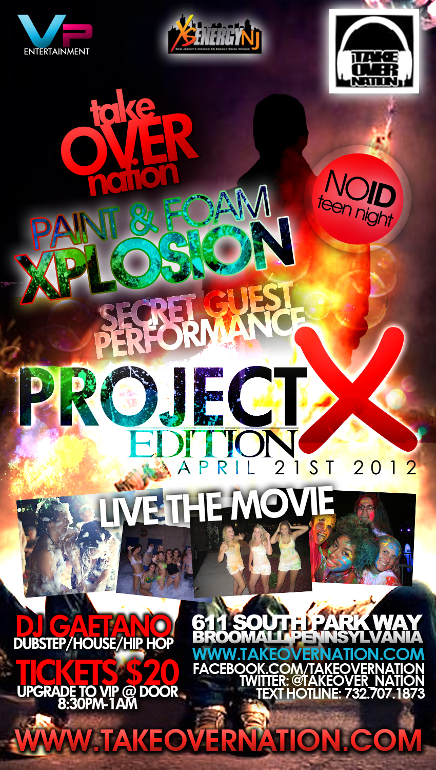 Tickets for TakeOver Project X ft Mike Stacks in Broomall from ShowClix