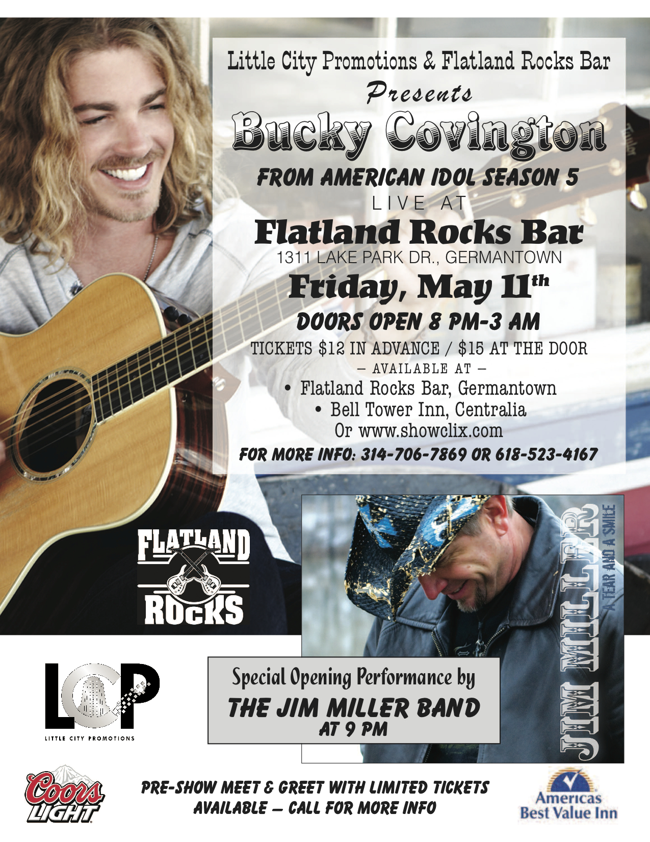Tickets for Bucky Covington Live in Concert! in Germantown from