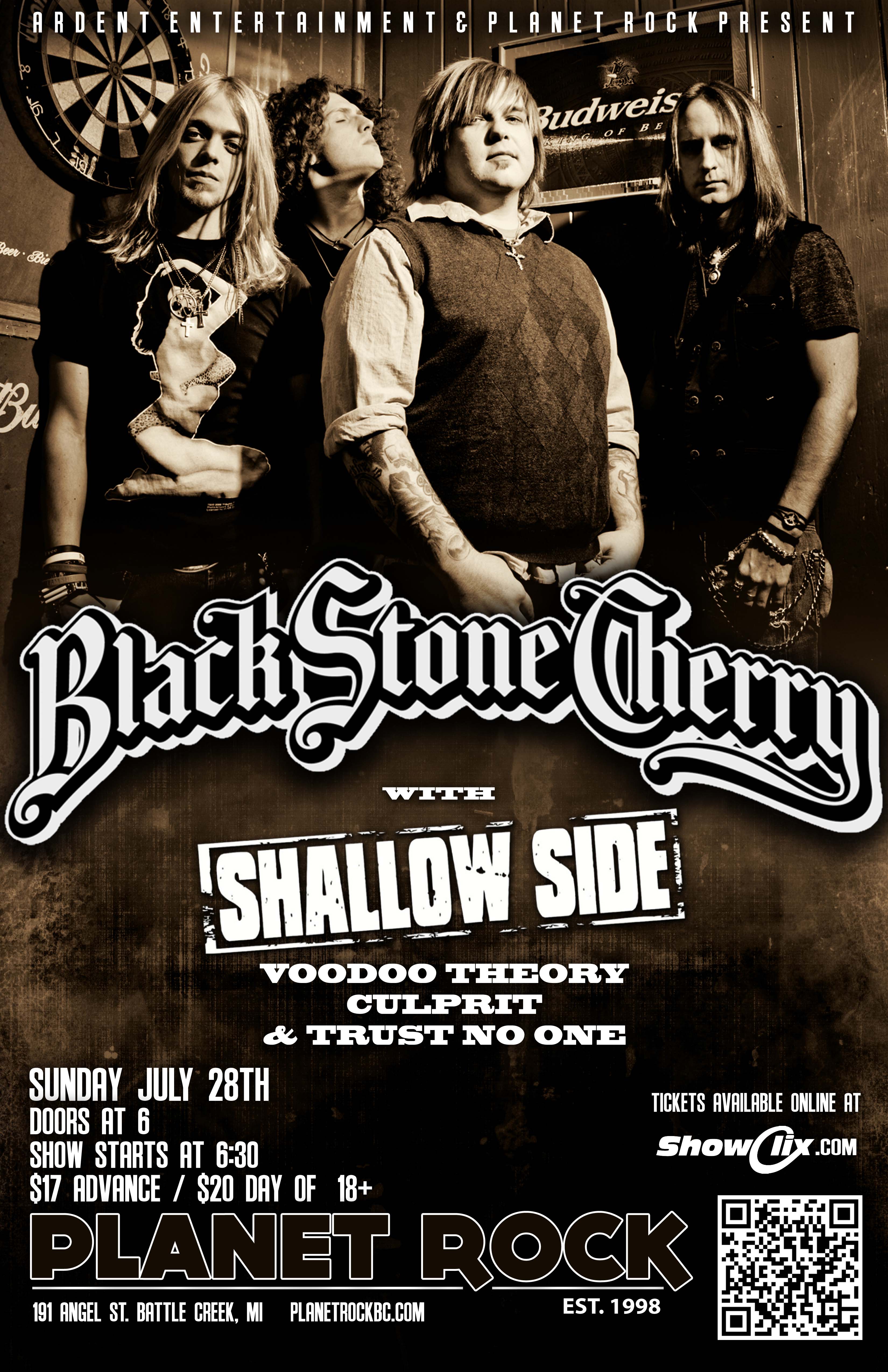 Tickets for BLACK STONE CHERRY in Battle Creek from ShowClix