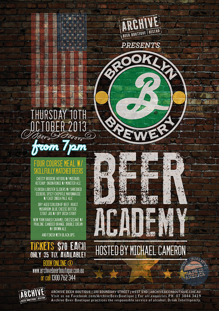 Tickets for Brooklyn Brewery Beer Academy in West End from Ticketbooth