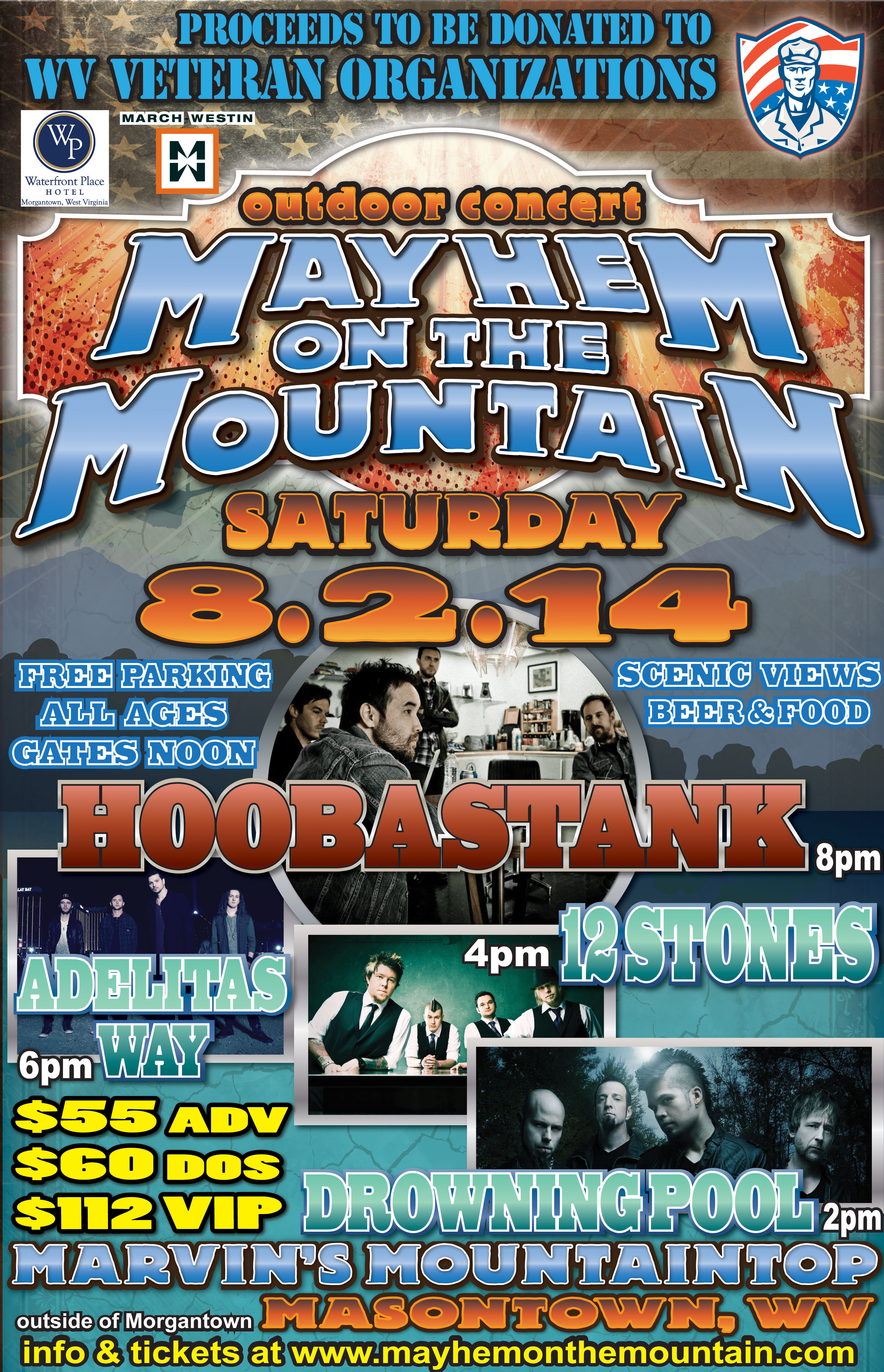 Tickets for Mayhem on the Mountain in Masontown from ShowClix