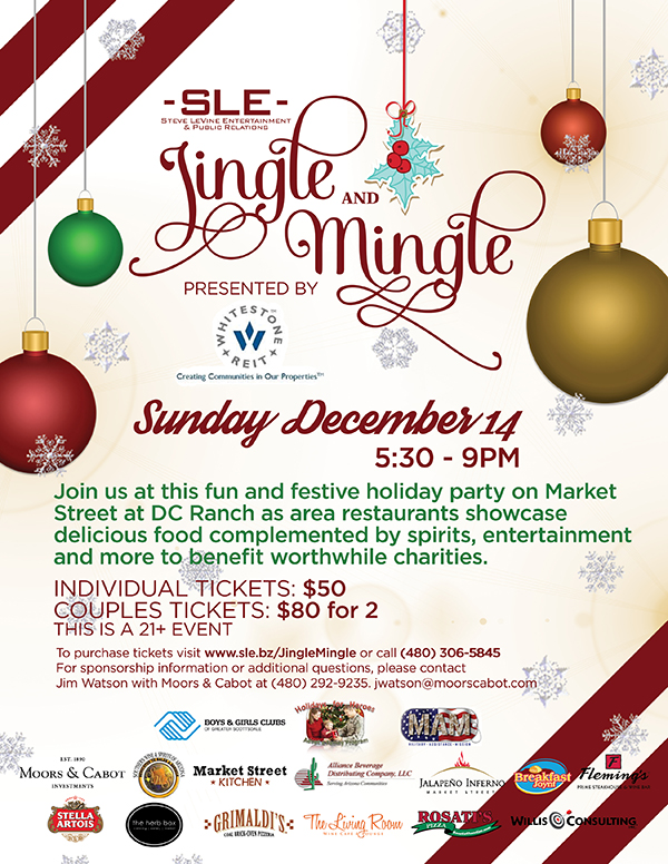 Detroit Charity Events 2023 M1 Jingle And Mingle Tickets for Jingle & Mingle in Scottsdale from SLE TIX