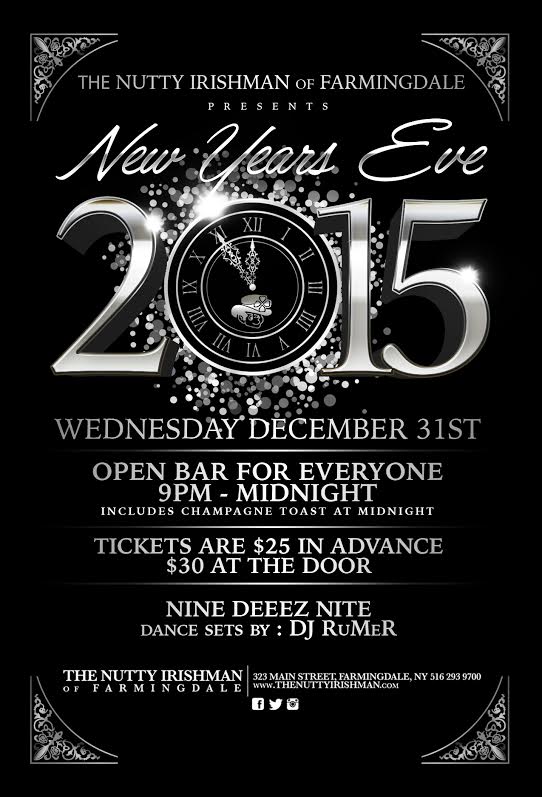 Nutty Irishman Events 2023 New Years