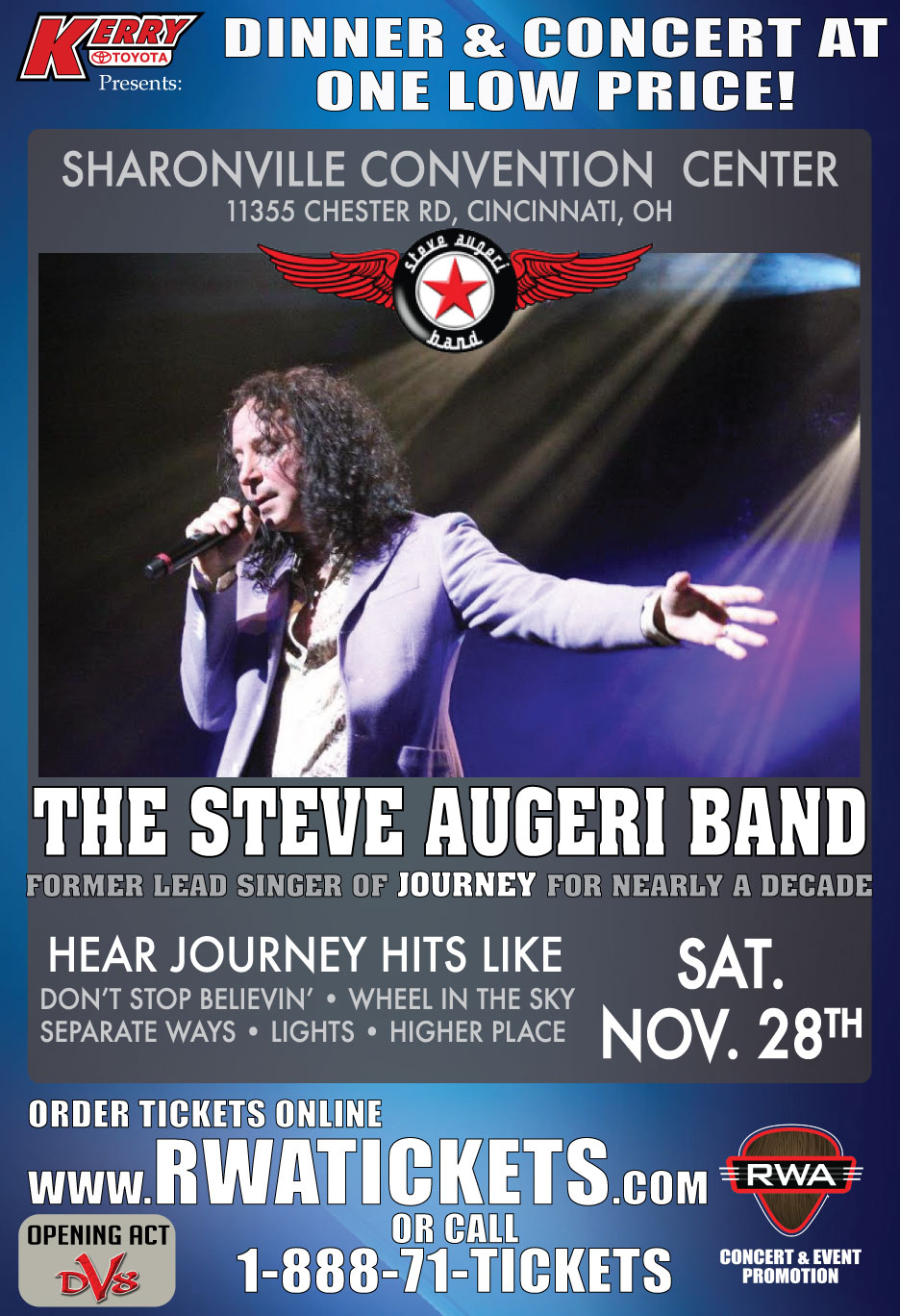 Tickets for The Steve Augeri Band in Cincinnati from ShowClix