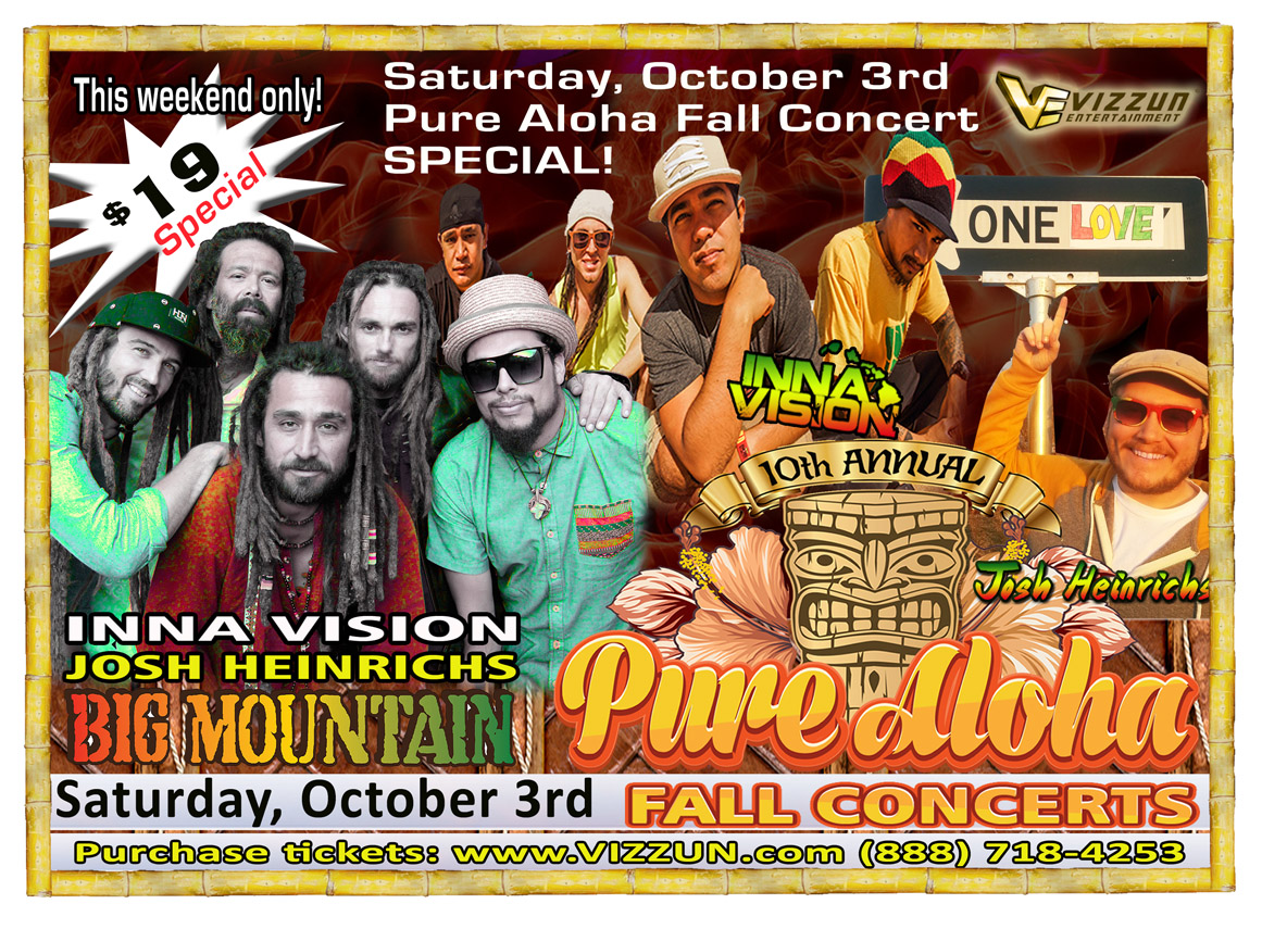 pure aloha festival las vegas 2023 dates Tickets for Pure Aloha Saturday Concert Special in Las Vegas from ShowClix