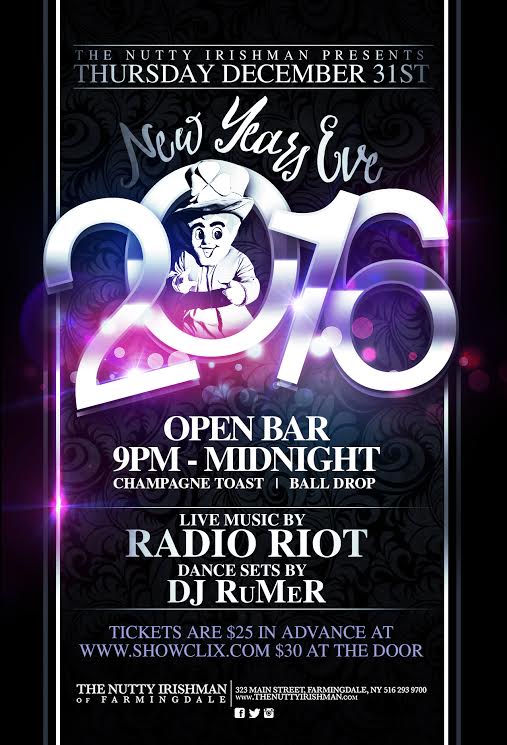 Nutty Irishman Events 2023 New Years Party