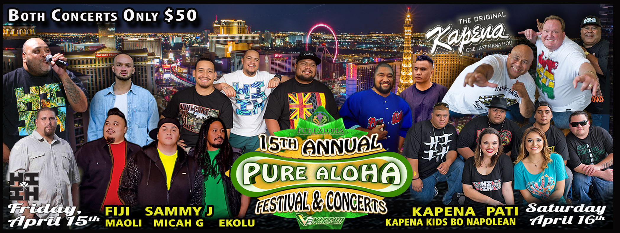 pure aloha festival las vegas 2023 dates Tickets for Pure Aloha Two Concert Special in Las Vegas from ShowClix
