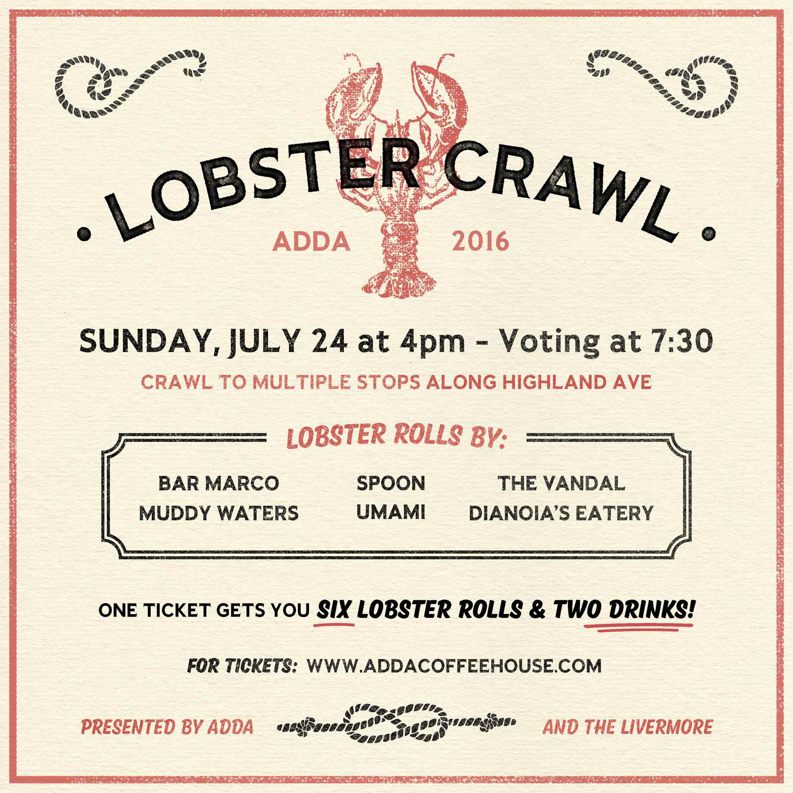 Tickets for LOBSTER CRAWL in Pittsburgh from ShowClix