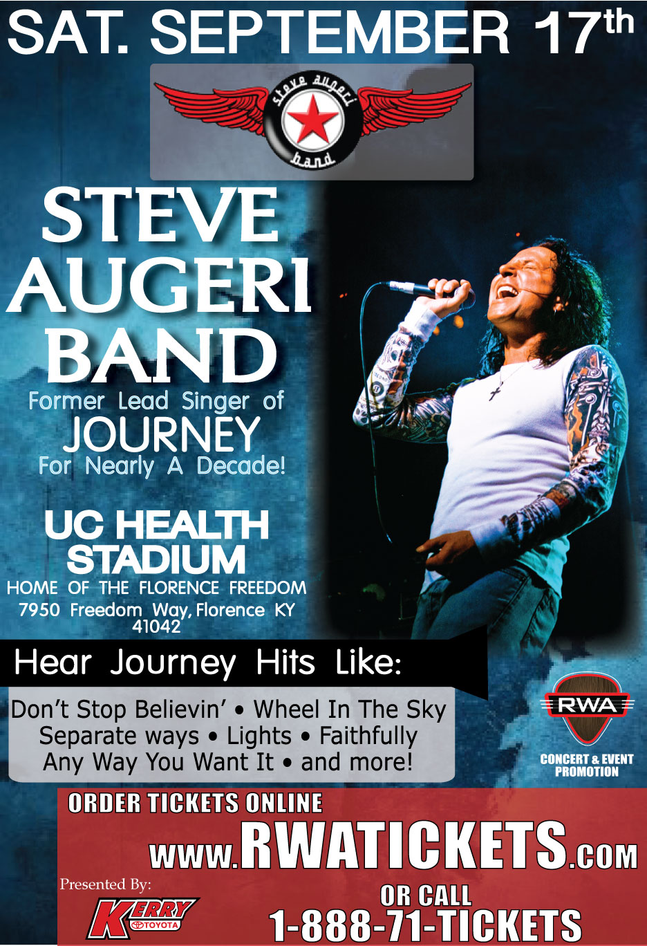 Tickets for Steve Augeri Former Lead Singer of Journey in Florence from ShowClix