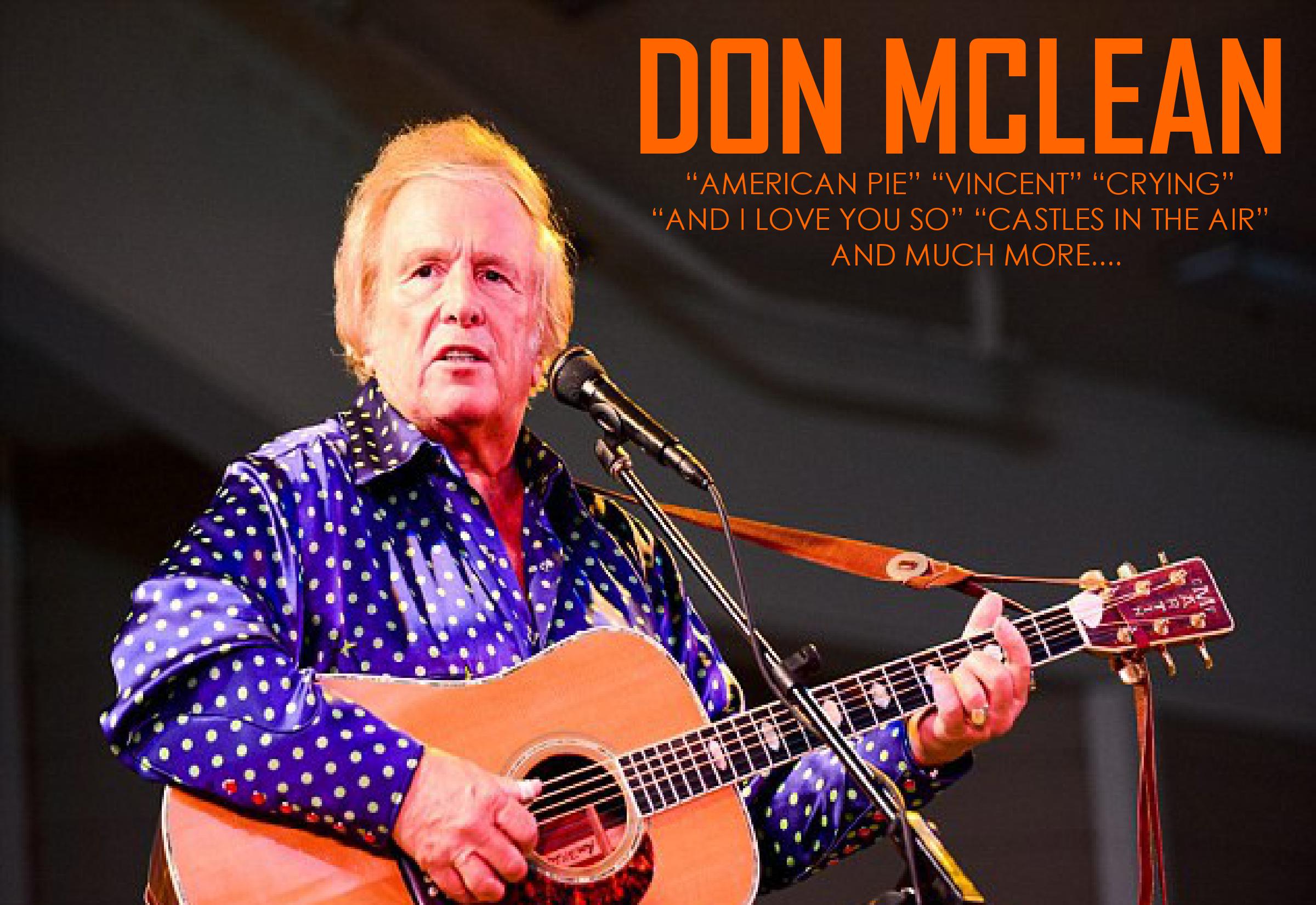 Tickets for DON MCLEAN in Winston Salem from ShowClix