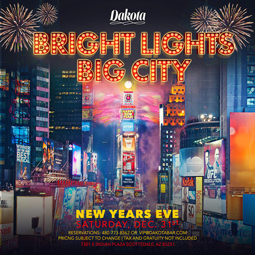 Tickets for BRIGHT LIGHTS BIG CITY NEW YEARS EVE in Scottsdale from