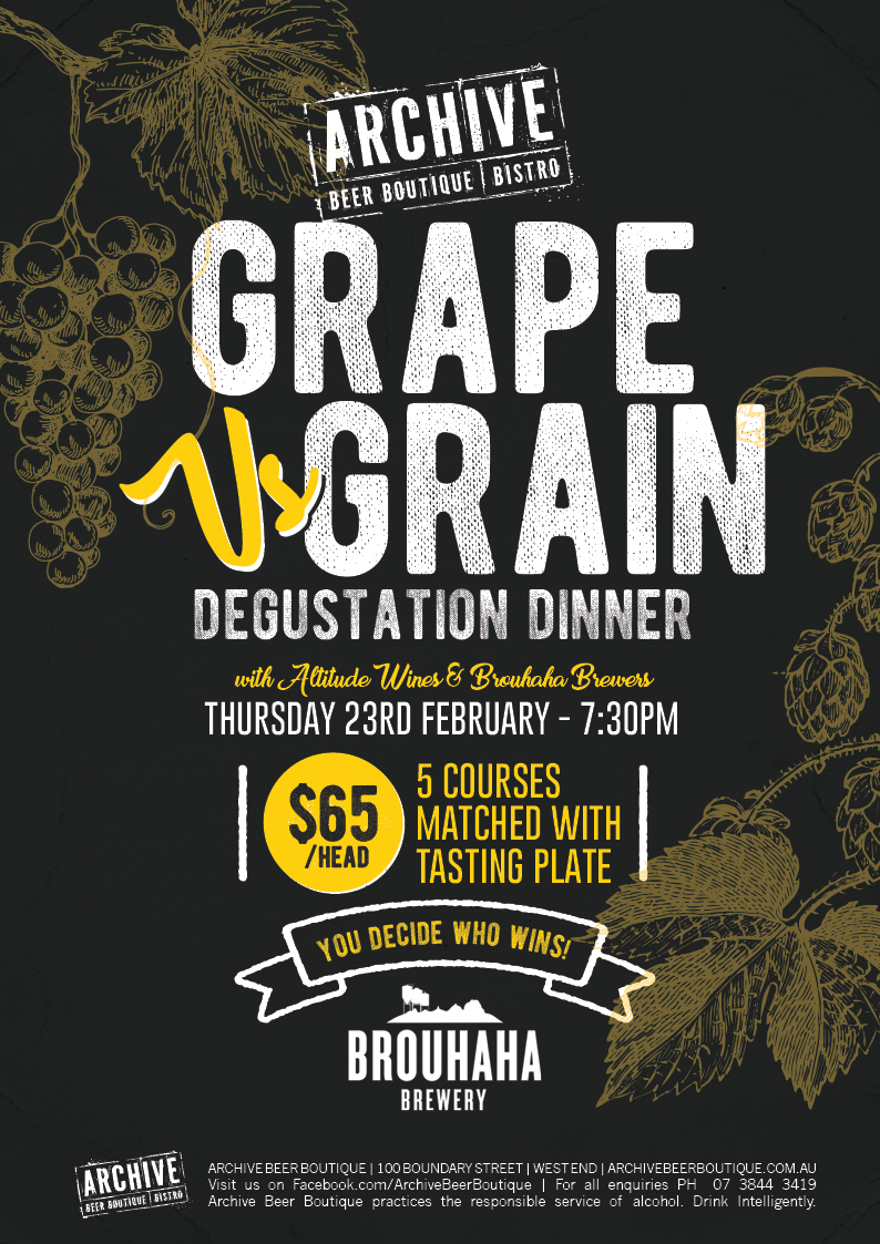 Tickets for Grape Vs Grain Degustation in West End from Ticketbooth