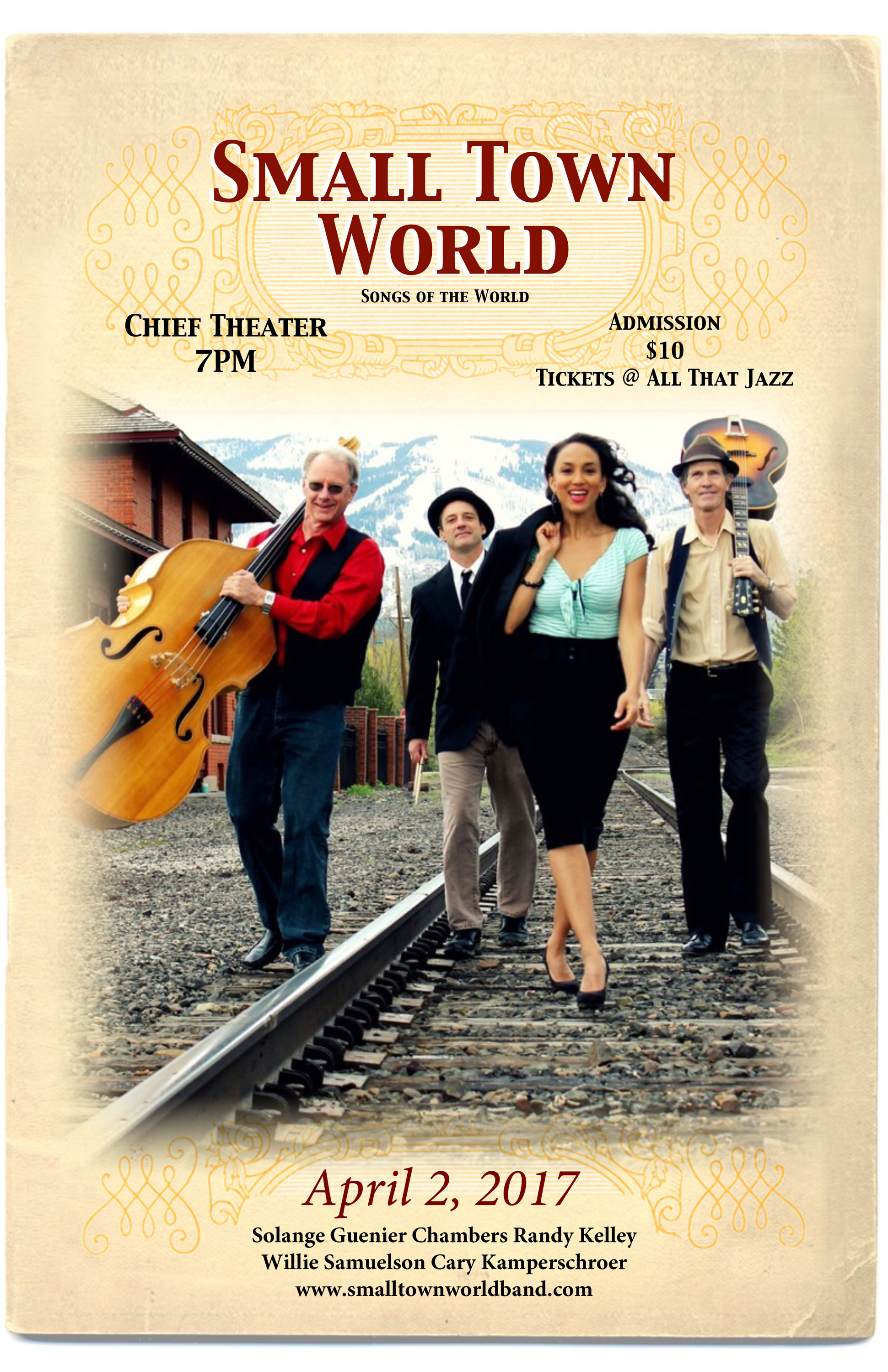 Tickets for Small Town World in Steamboat Springs from ShowClix