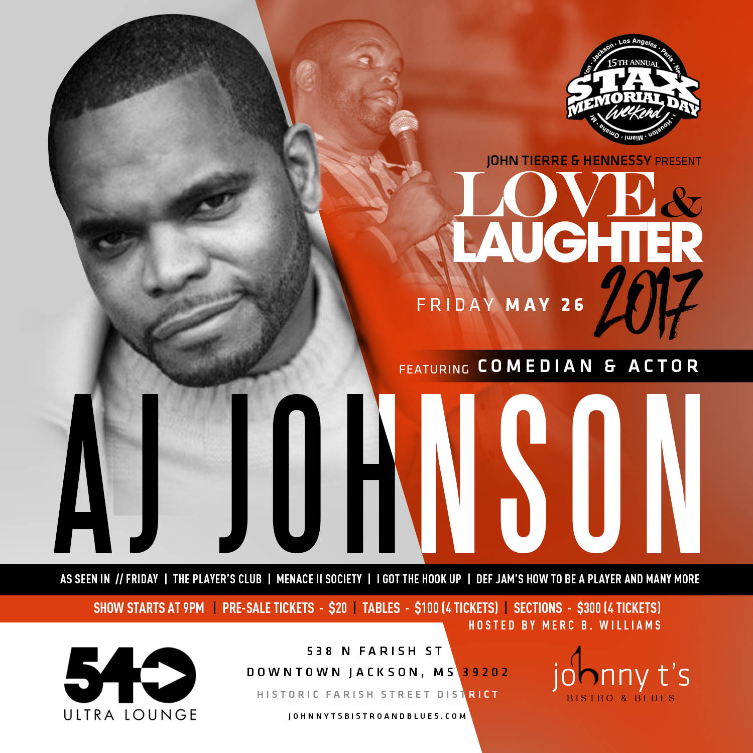 Tickets for LOVE & LAUGHTER 2017 in JACKSON from Impact Tickets, LLC.