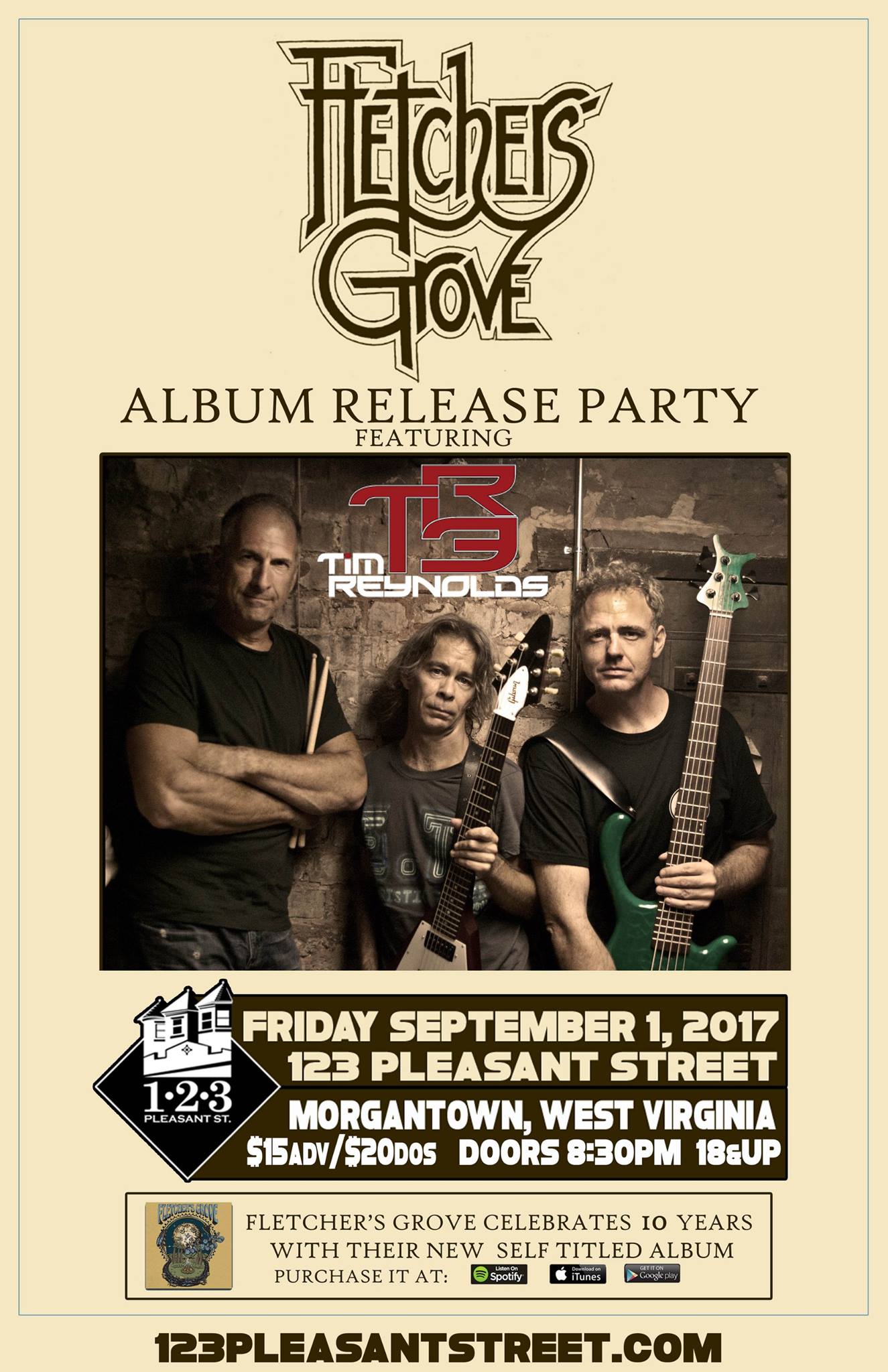 Tickets for Fletcher's Grove album release featuring TR3 in