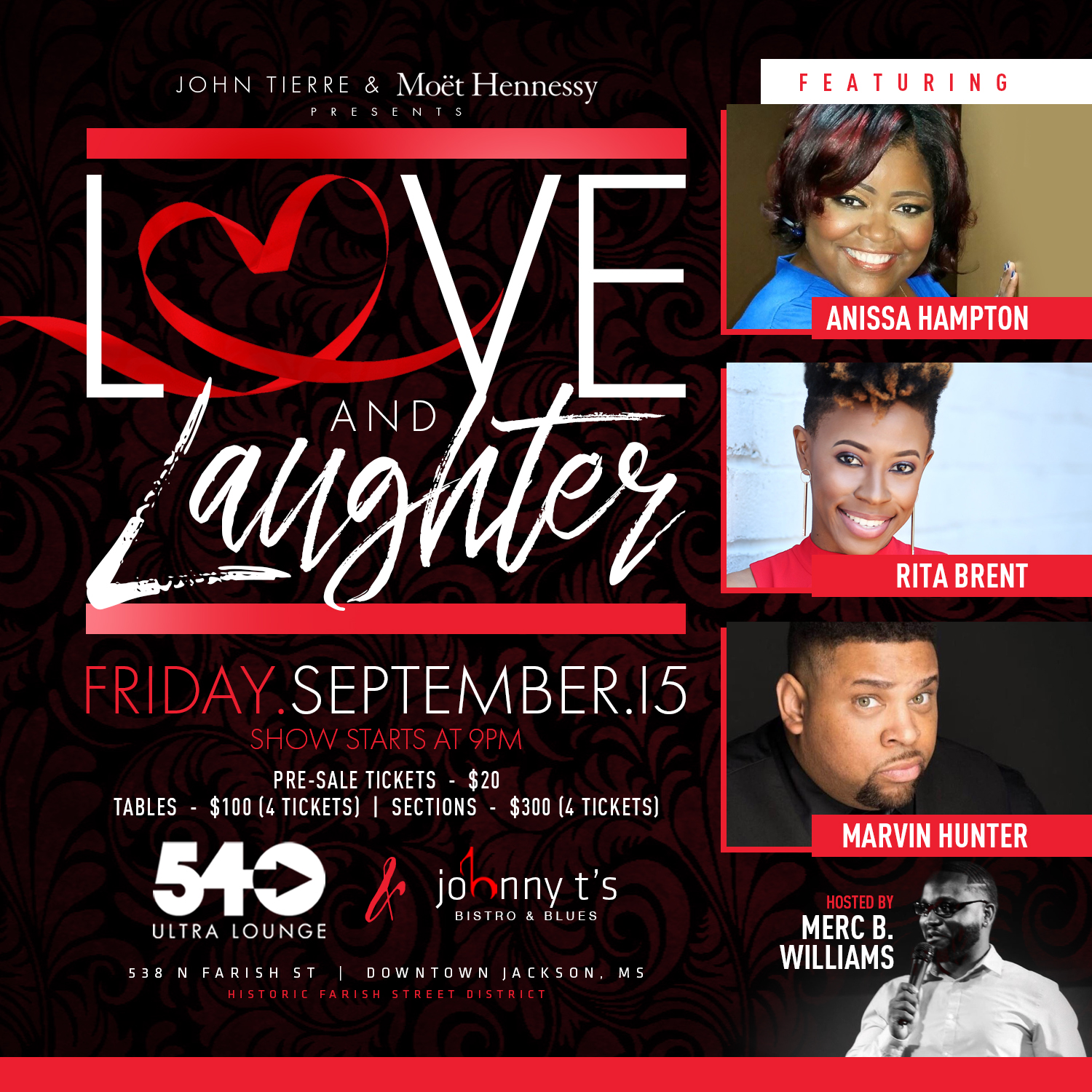 Tickets for MISSISSIPPI LOVE AND LAUGHTER in JACKSON from Impact