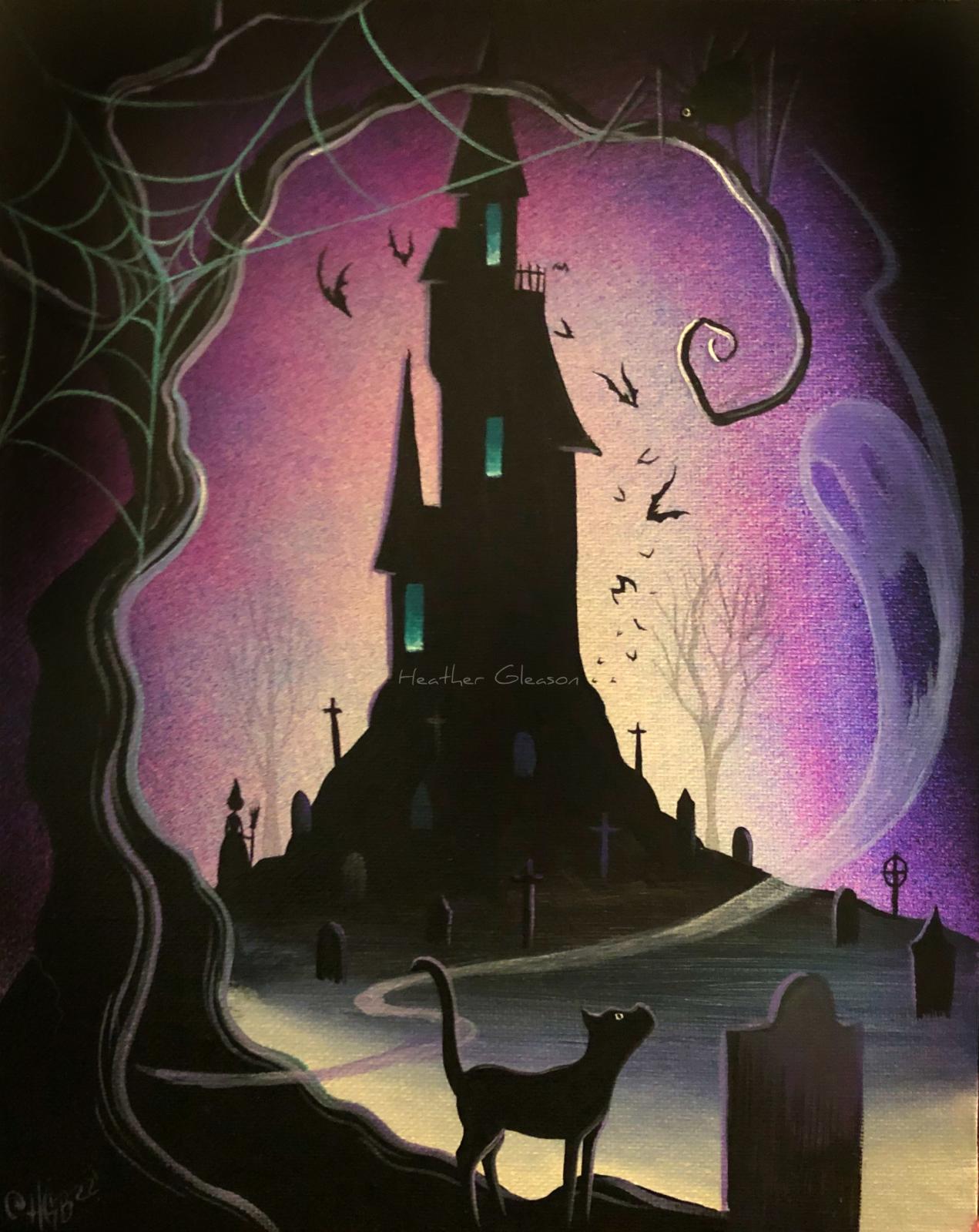 Tickets for Paint a Haunted Cemetery with Heather Gleason in Sleepy