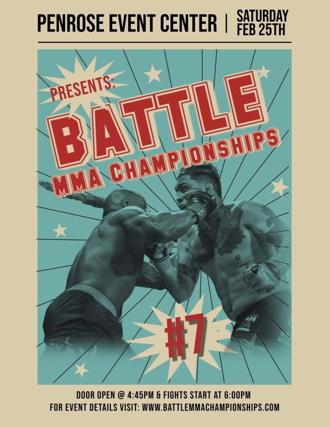 Tickets for Battle MMA Championship 7 in Colorado Springs from NPEC, LLC
