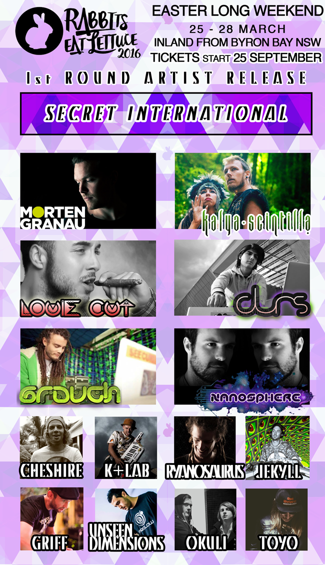 Tickets for RABBITS EAT LETTUCE Music & Art Festival in Kippenduff