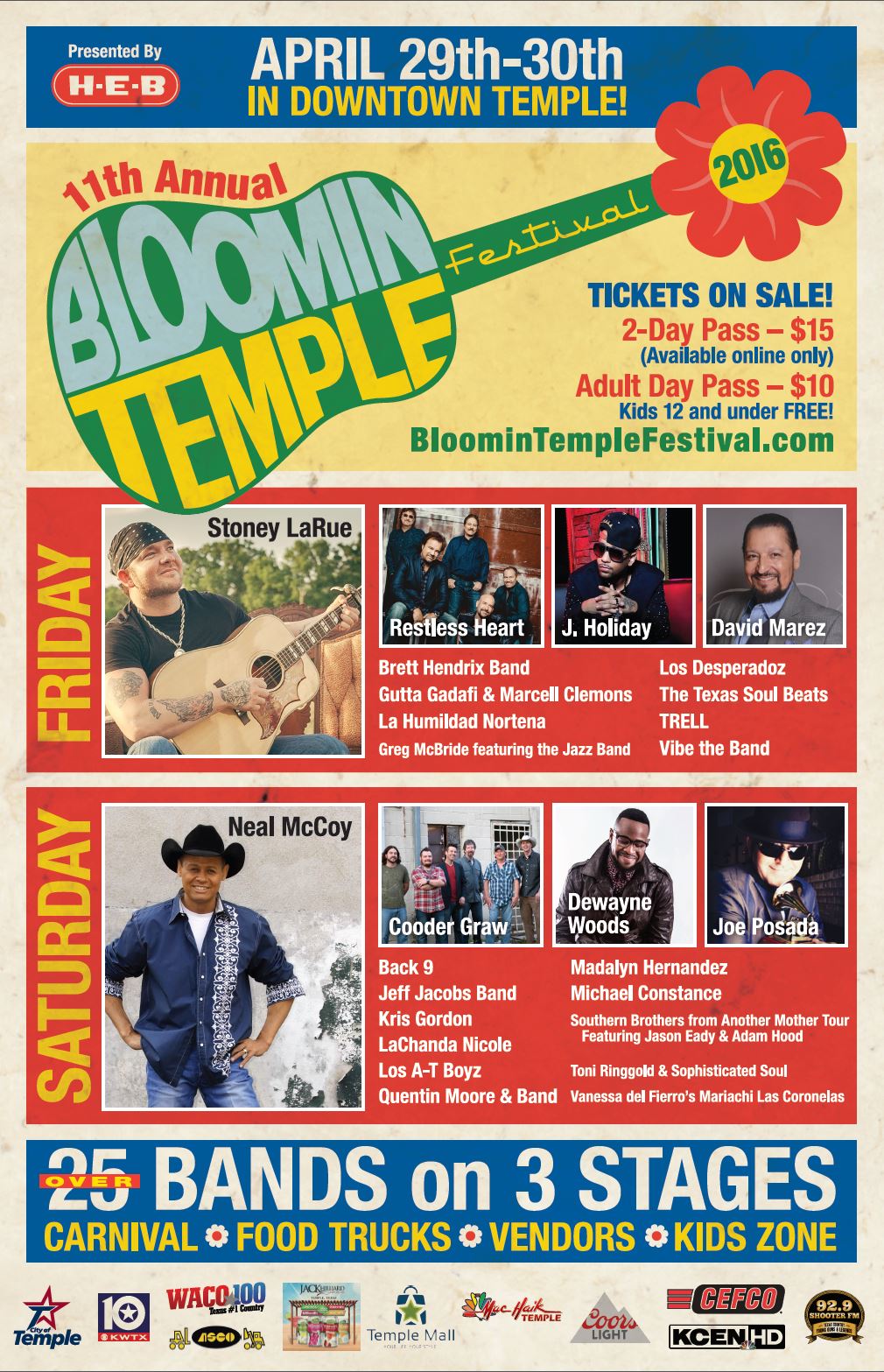 Tickets for Bloomin' Temple Festival in Temple from ShowClix
