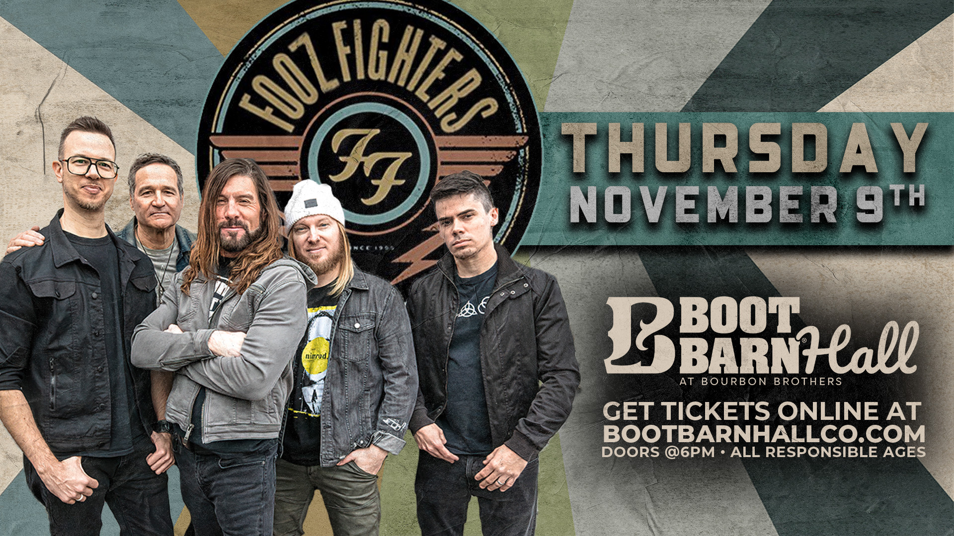 Tickets for Fooz Fighters A Foo Fighters Tribute in Colorado Springs