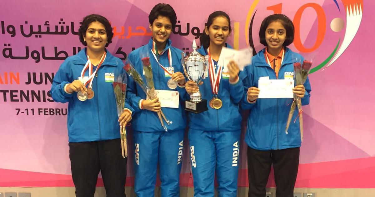 Bahrain Junior and Cadet Open Indian paddlers win 12 medals